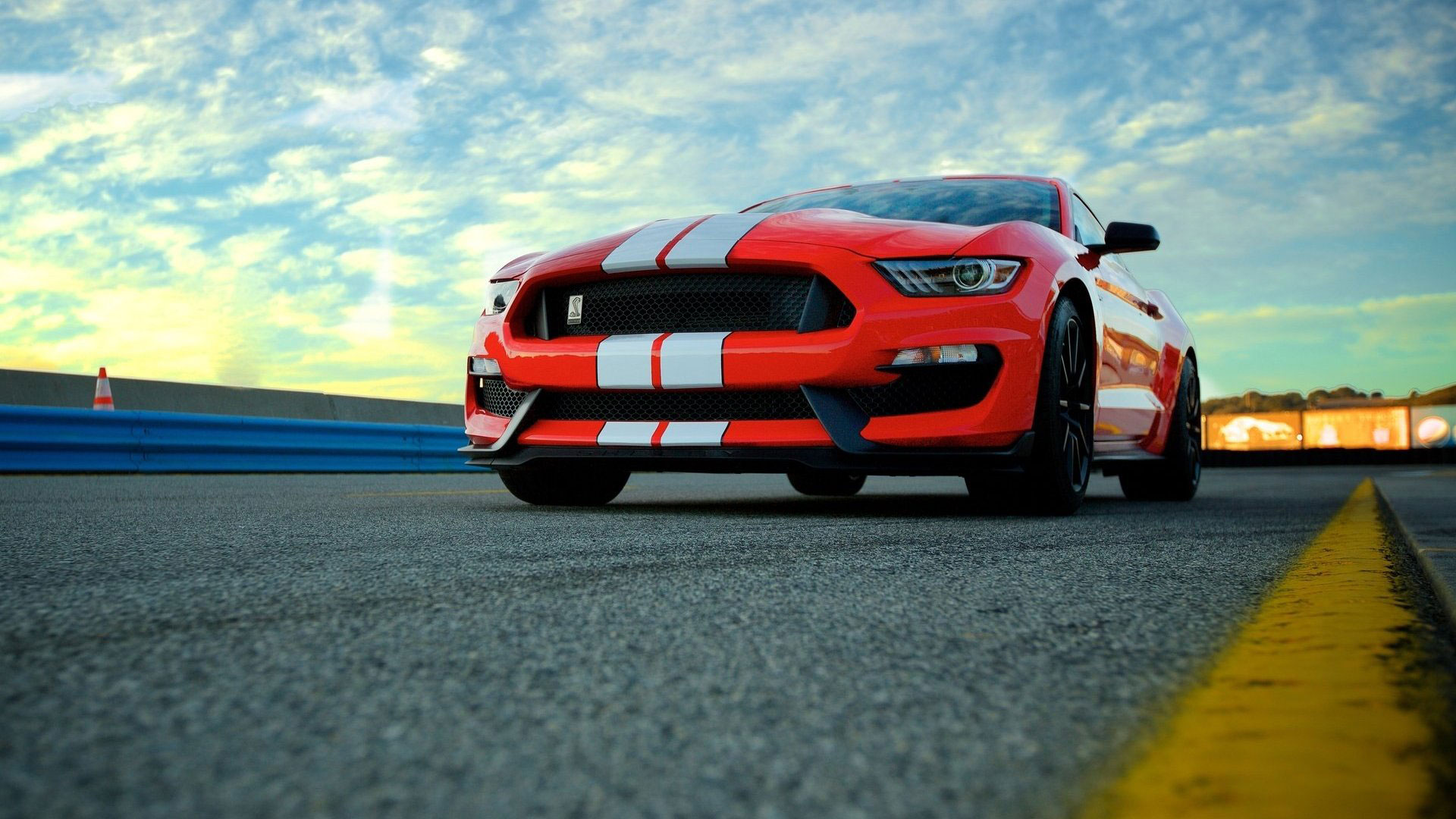 Red Ford Mustang Shelby Gt350 Hd Wallpapers - Fondos De Pantalla Mustang Hd - HD Wallpaper 