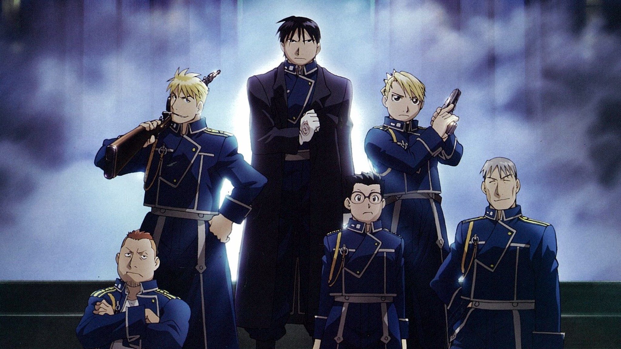 Wallpaper Hagane No Renkinjutsushi, Edward Elric, Alphonse - Fullmetal Alchemist Mustang Unit - HD Wallpaper 