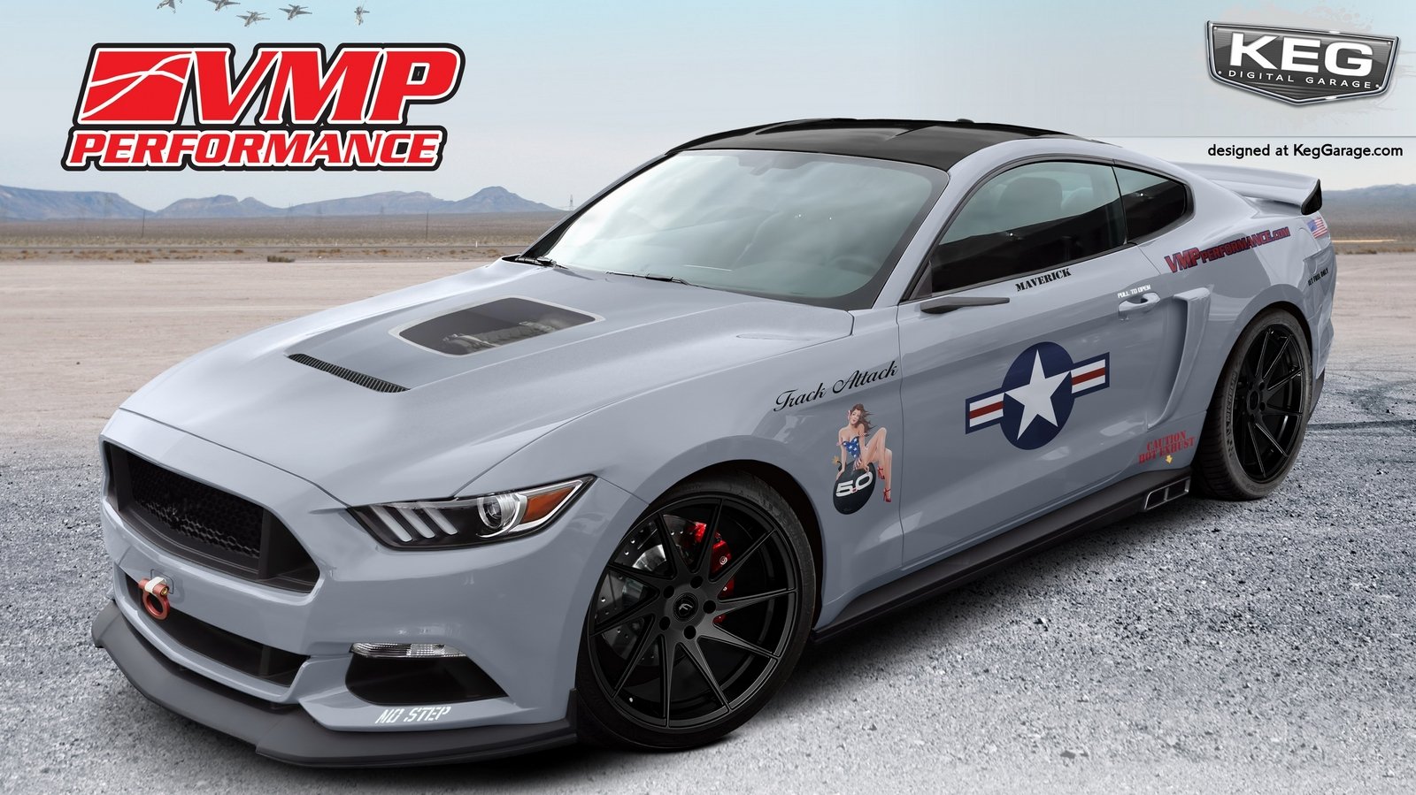 Vmp Track Attack Mustang - HD Wallpaper 