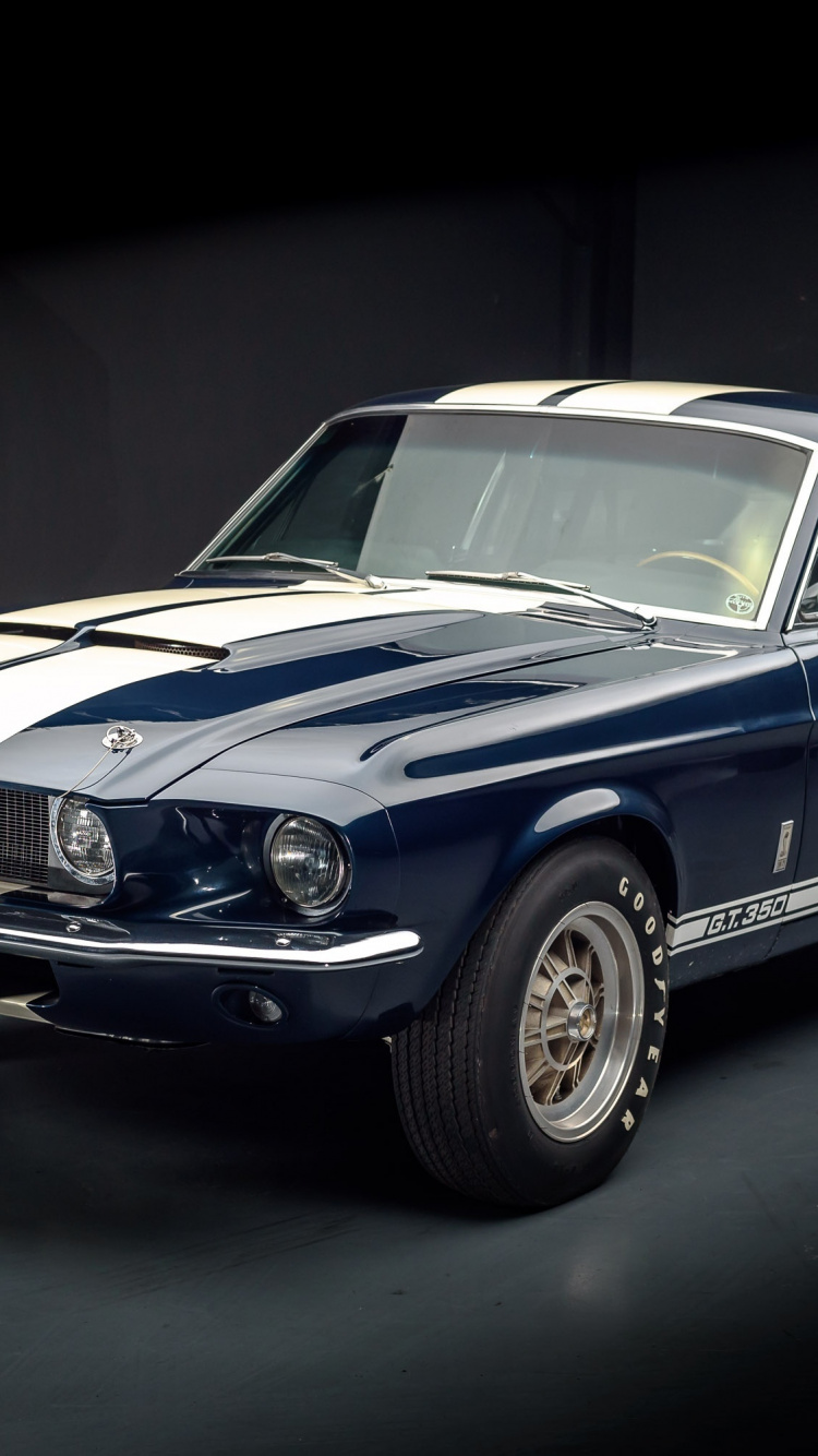 Navy Blue, Ford Mustang Shelby Gt500, Wallpaper - Ford Mustang Shelby Gt350 1967 - HD Wallpaper 
