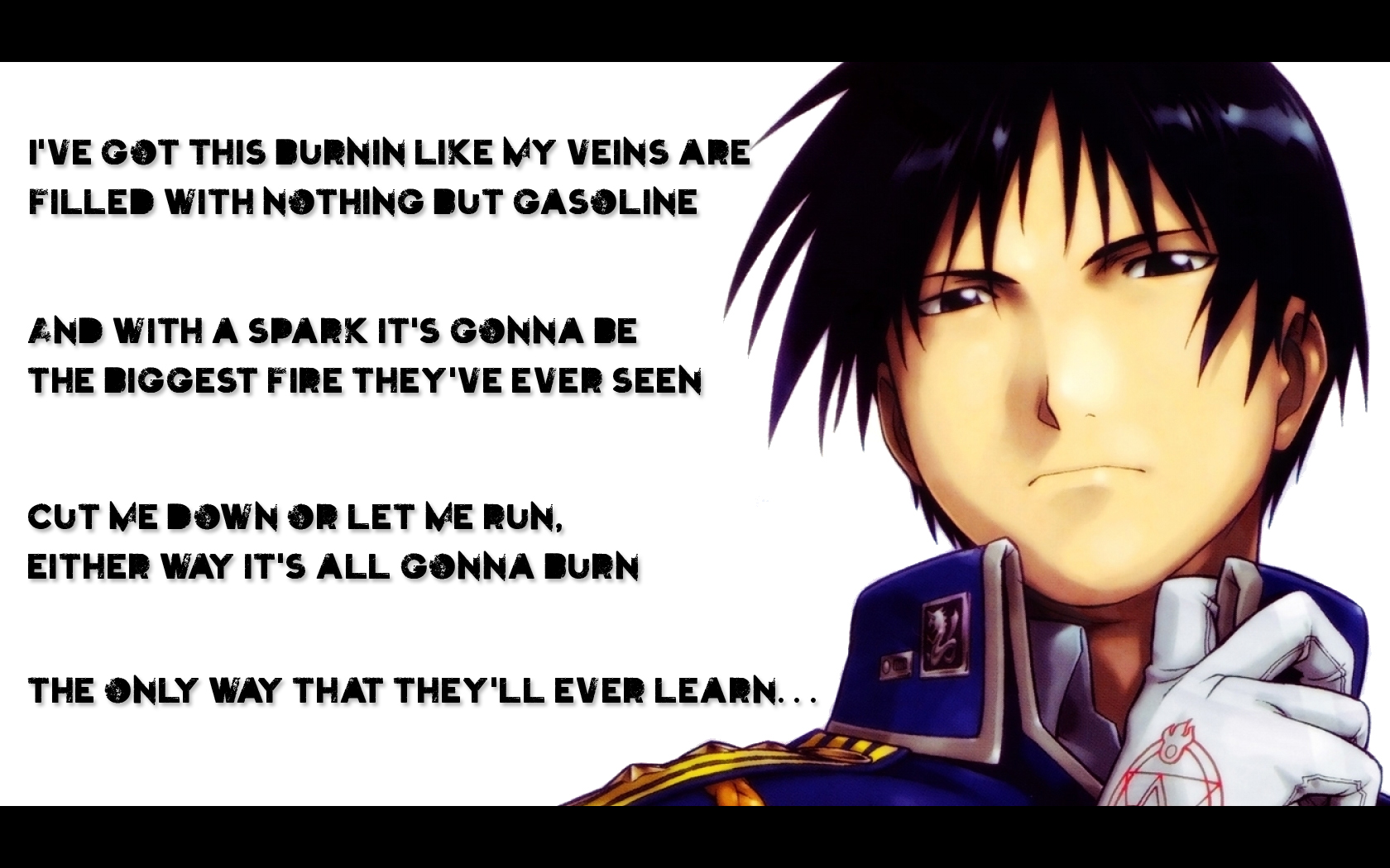 Fullmetal Alchemist Download Wallpaper - Full Metal Alchemist Roy Mustang - HD Wallpaper 