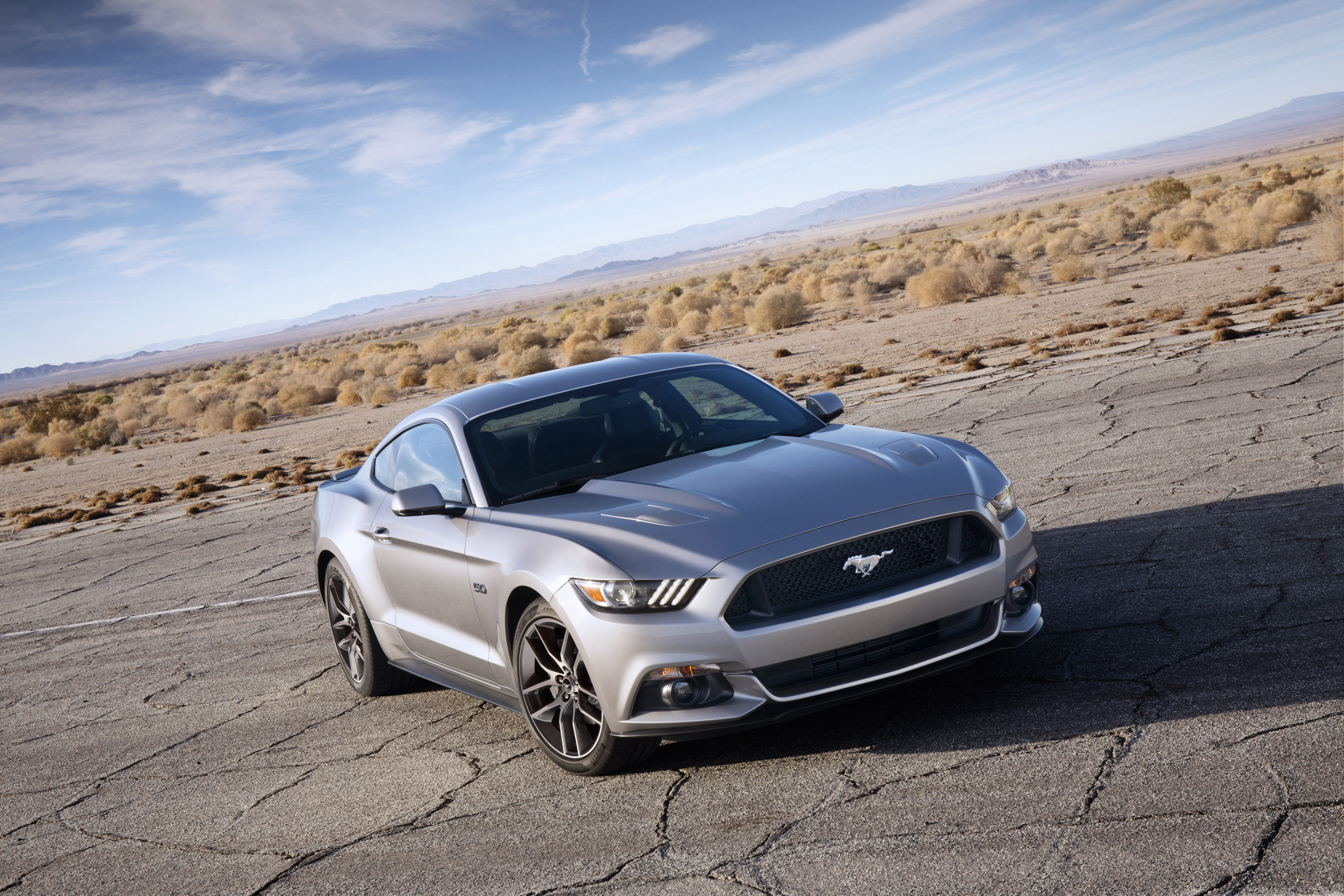 Ford Mustang Ingot Silver - HD Wallpaper 