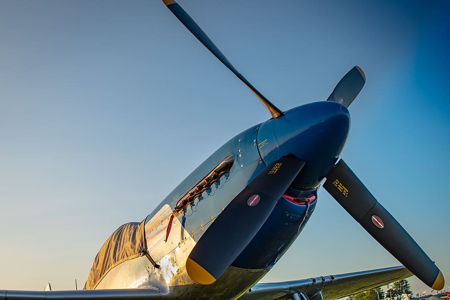 Aircraft, Airplane, Mustang, Aviation, P-51, Ww2, Military, - HD Wallpaper 