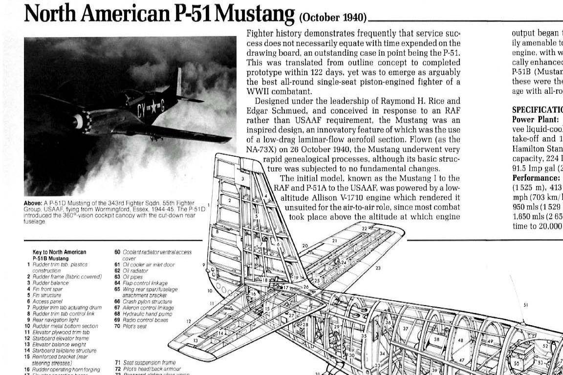 Free Download North American P-51 Mustang Wallpaper - P 51 Mustang Cut Away - HD Wallpaper 