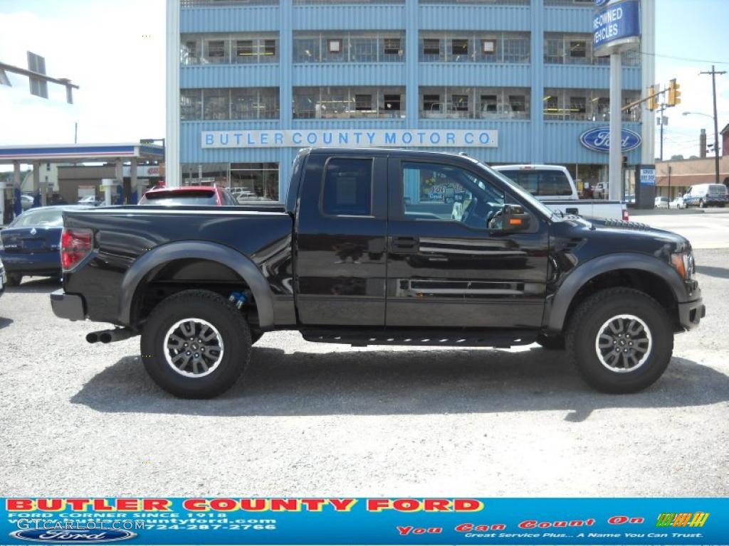 Black Ford Raptor 27 Cool Hd Wallpaper - Black Ford Raptor Supercab - HD Wallpaper 