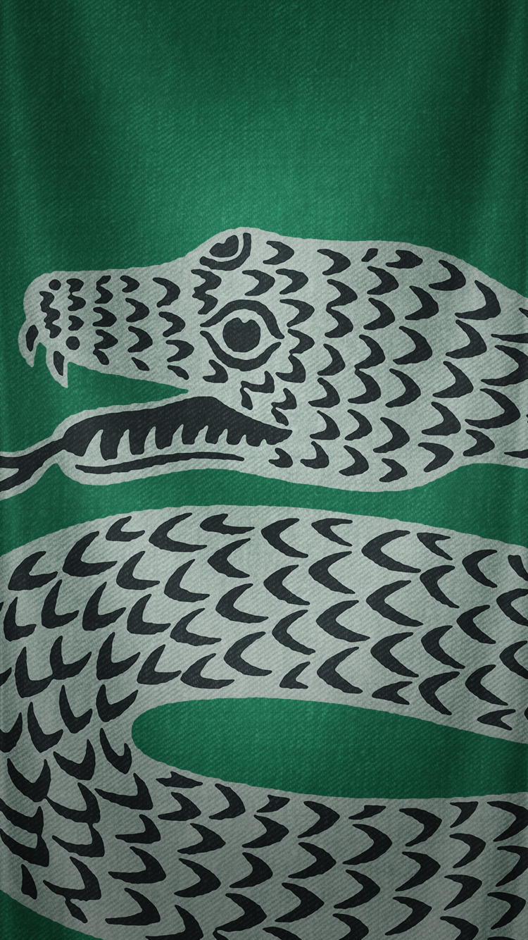 Iphone Wallpaper Slytherin - HD Wallpaper 