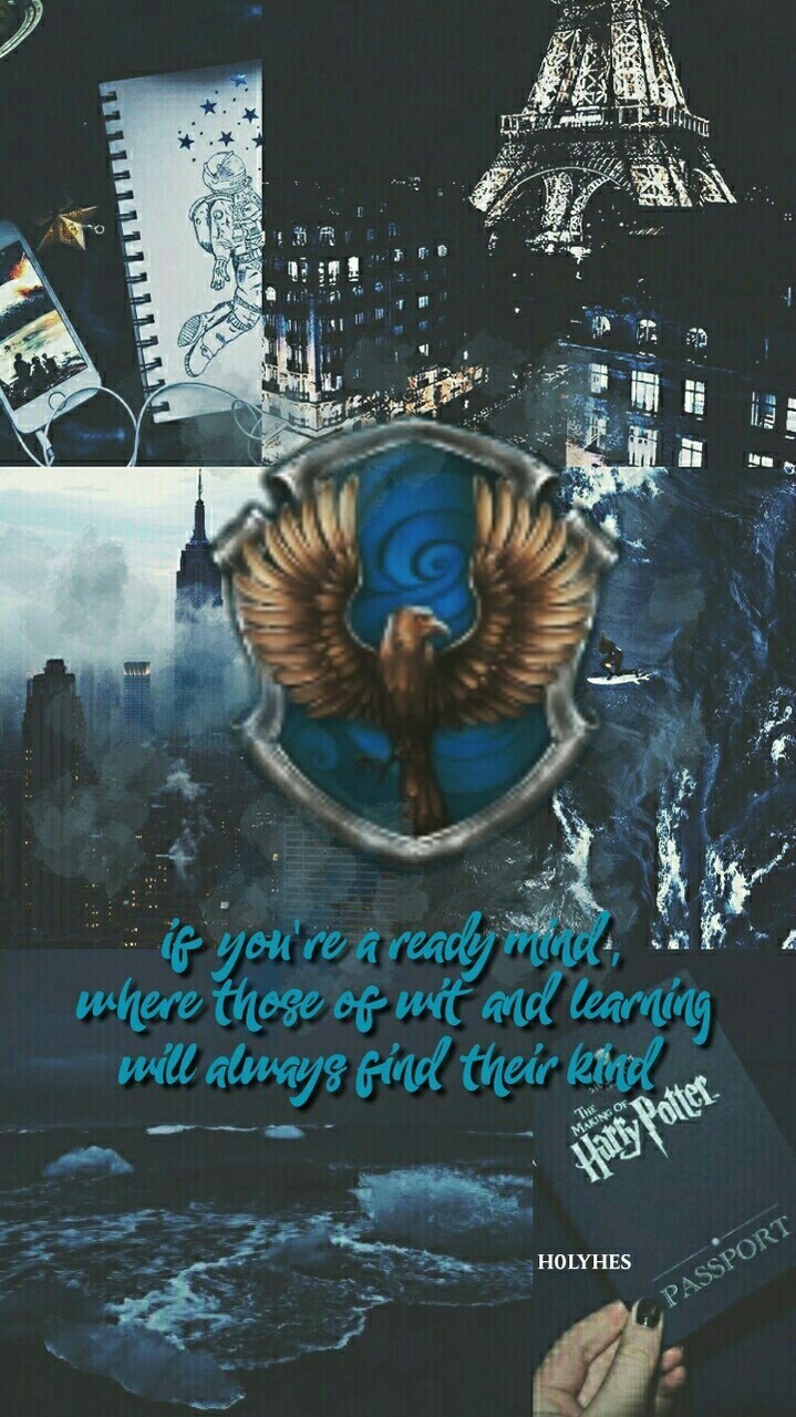 Aesthetic, Blue, And Harry Potter Image - Lock Screen Harry Potter Aesthetic - HD Wallpaper 