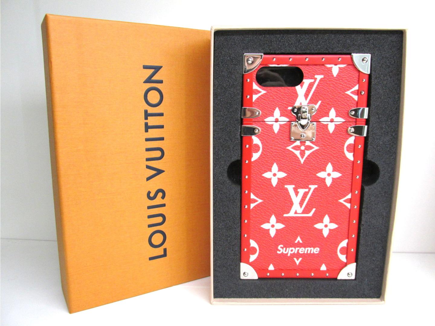 Supreme X Louis Vuitton Case - HD Wallpaper 