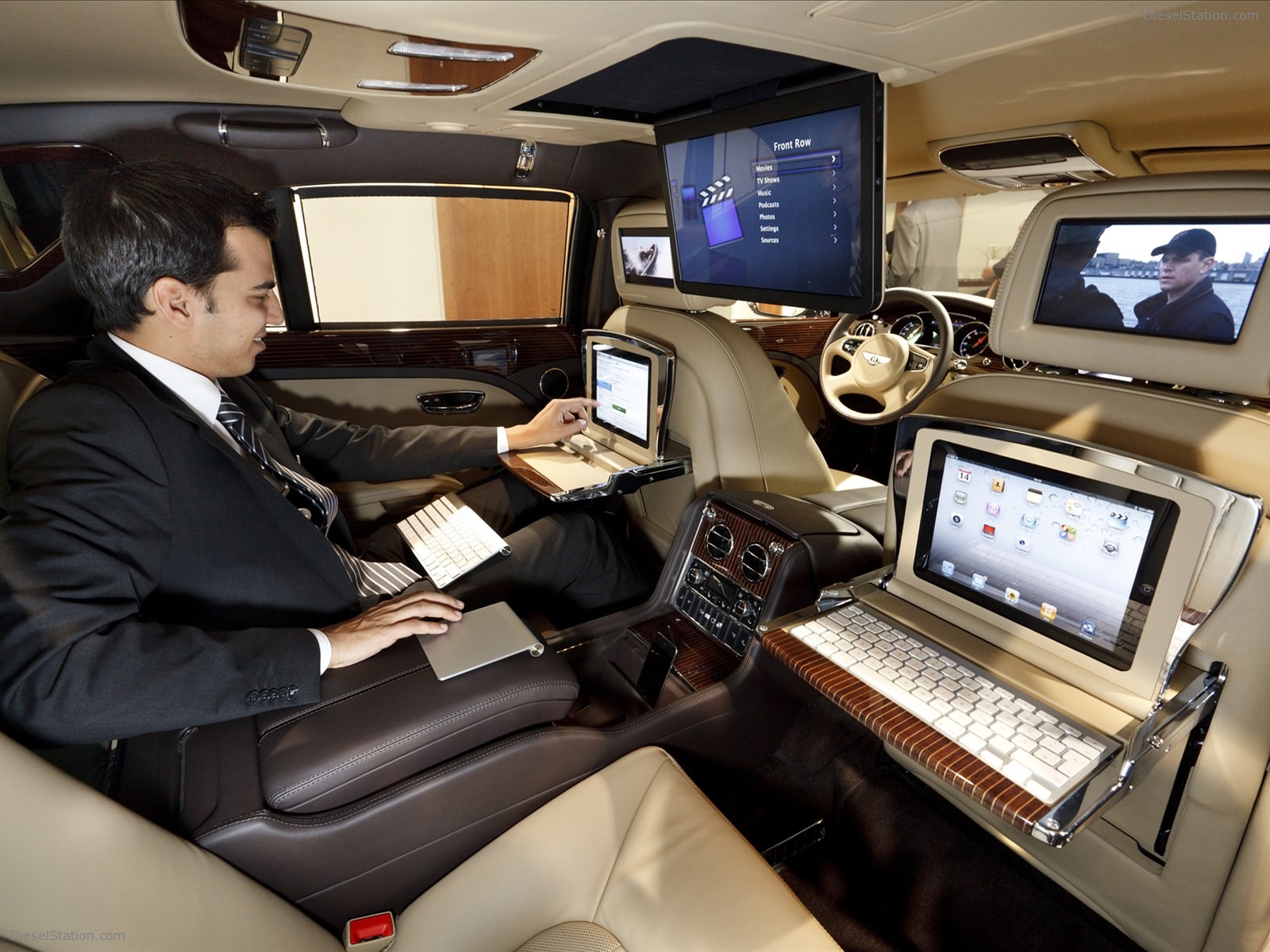 Bentley Mulsanne Executive Interior Concept - Bentley Mulsanne 2011 Interior - HD Wallpaper 