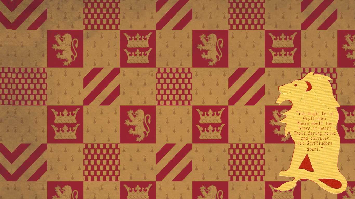 Harry Potter Gryffindor Pattern - HD Wallpaper 