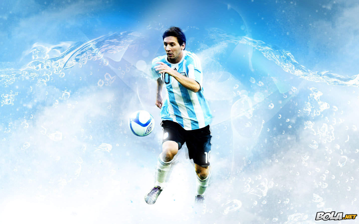 Lionel Messi - Argentina - Iphone 4 Wallpaper Water - HD Wallpaper 
