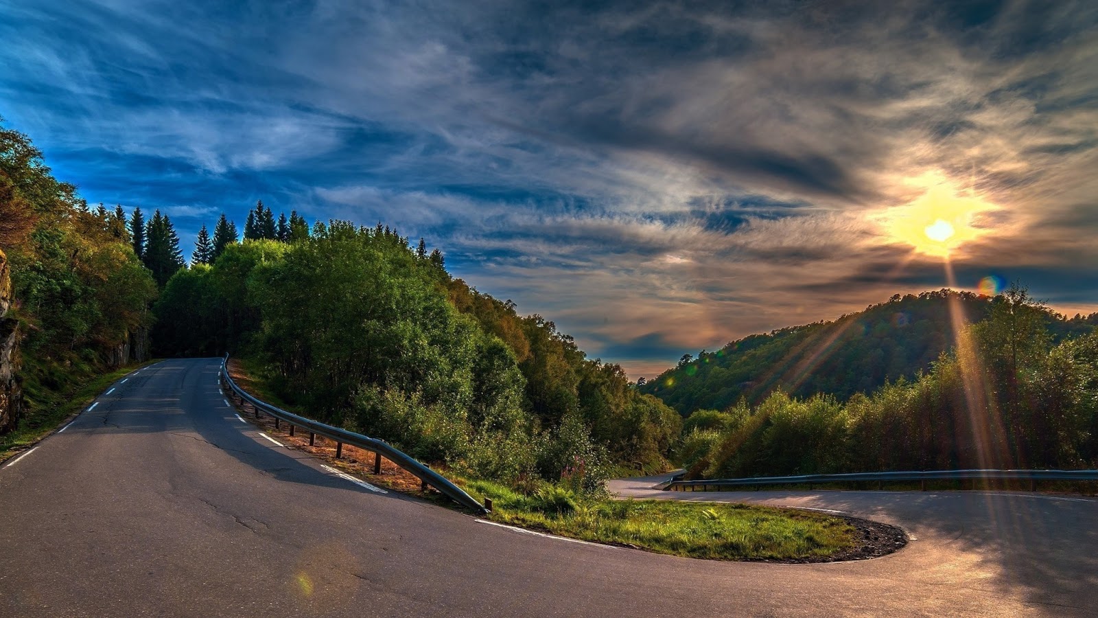 Banco De Imagenes - Beautiful Nature Road - HD Wallpaper 