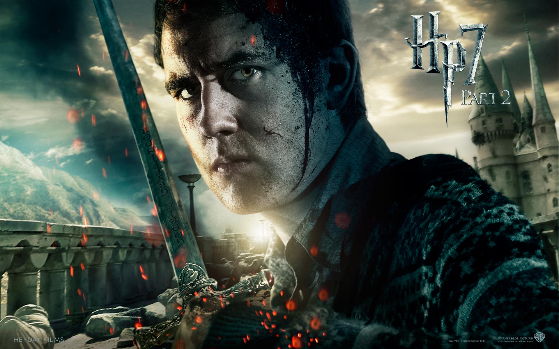 Harry Potter Neville Deathly Hallows - HD Wallpaper 