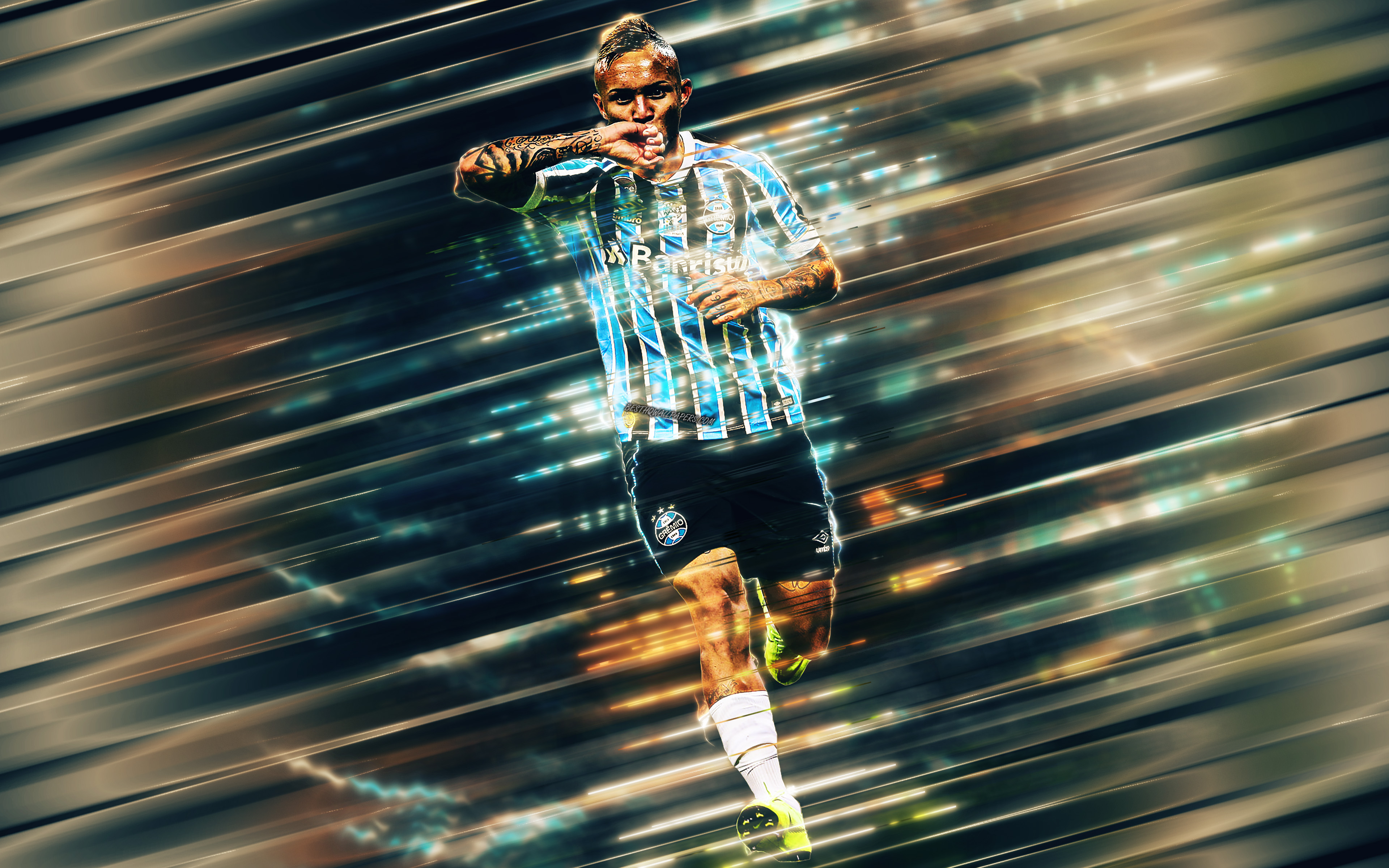 Everton, El Gremio Fc De Brasil, El Jugador De Fútbol - Imagenes De Éverton El Jugador De Brasil - HD Wallpaper 