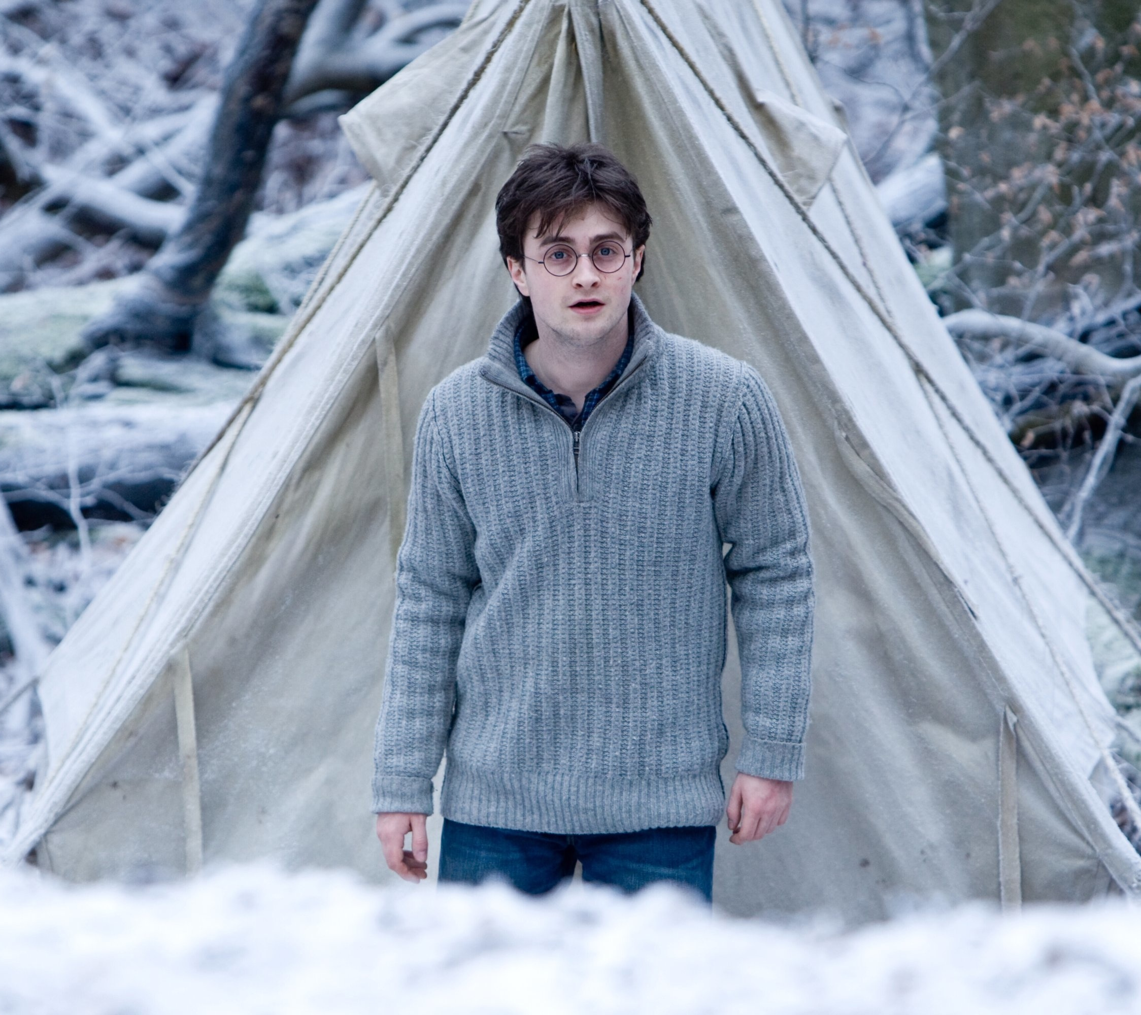 Harry Potter And The Deathly Hallows Part 1, Movie, - Daniel Radcliffe Harry Potter Deathly Hallows - HD Wallpaper 