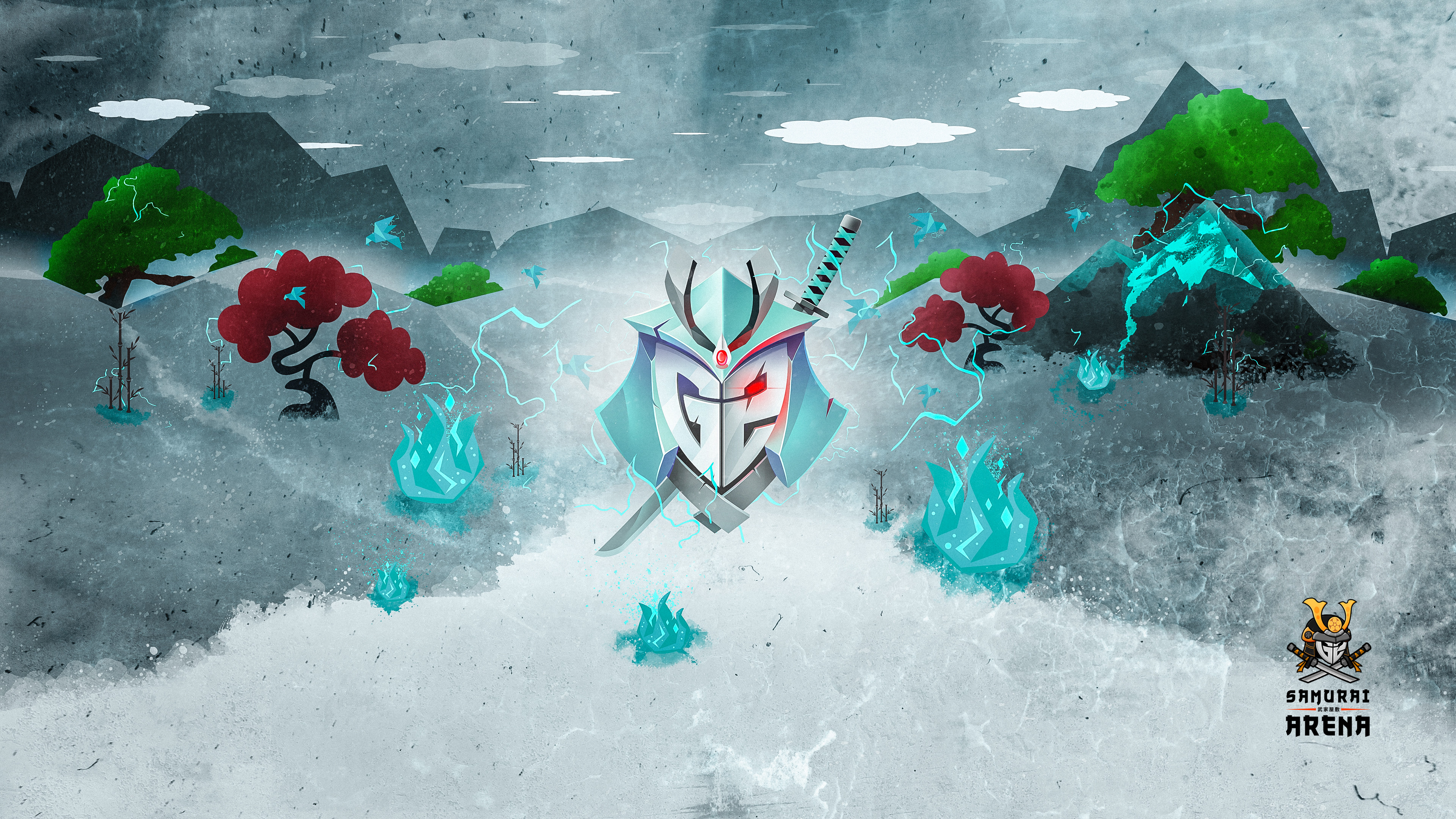 Samurai Arena Wallpaper V 
 Data Src Wallpapers Mac - G2 Samurai Arena - HD Wallpaper 