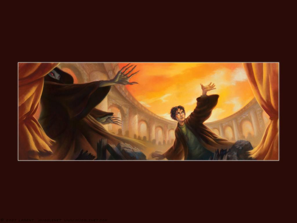 Harry Potter And Lord Voldemort - Mary Grand Pre Art - HD Wallpaper 