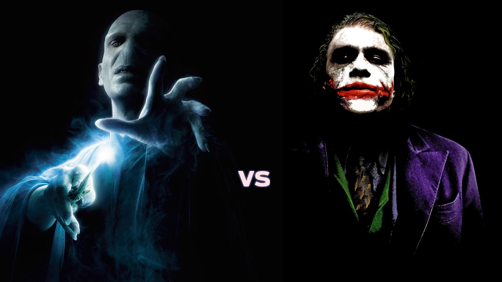 Voldemort Wallpaper Exclusive - Heath Ledger Joker Desktop Background - HD Wallpaper 