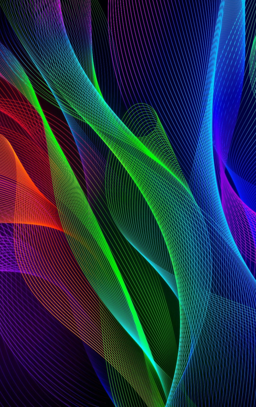 Waves, Colorful, Razer Phone, Stock, Wallpaper - Razer Desktop Wallpaper 4k - HD Wallpaper 