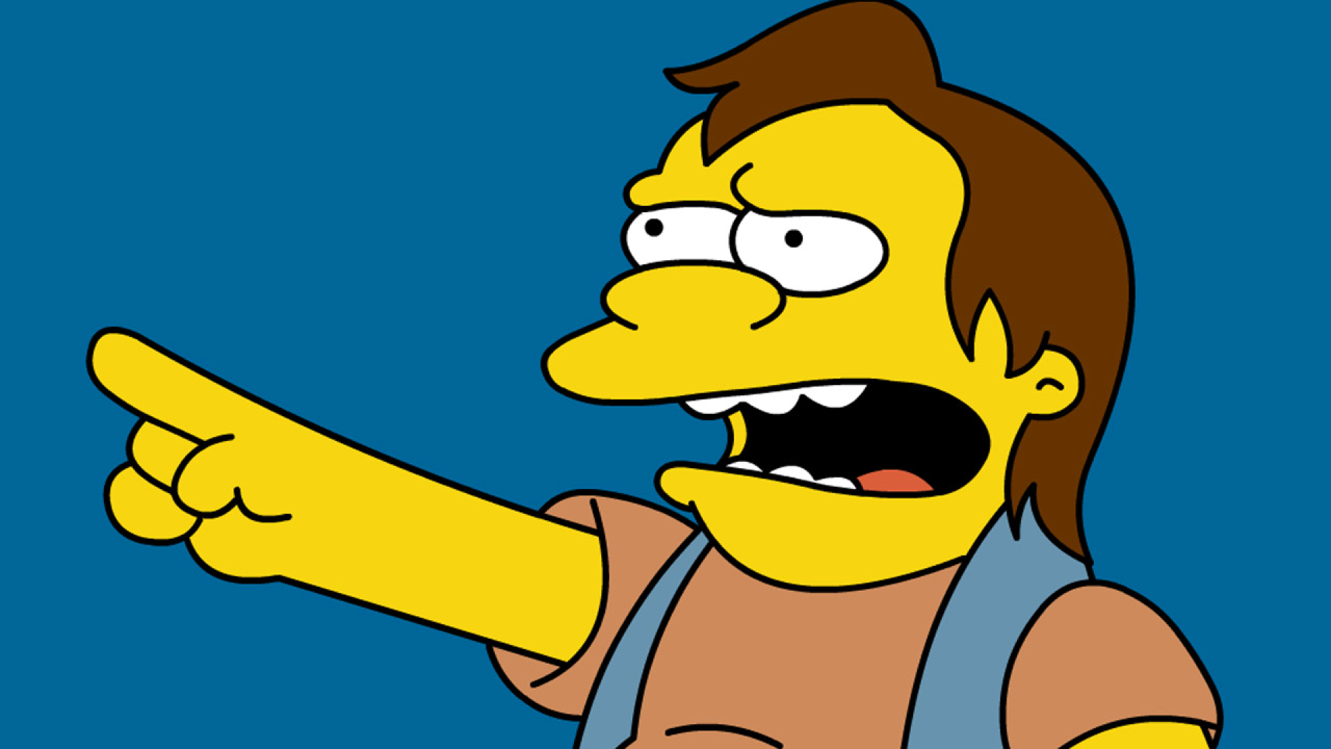 Simpsons Wallpaper Hd - Nelson Muntz - HD Wallpaper 