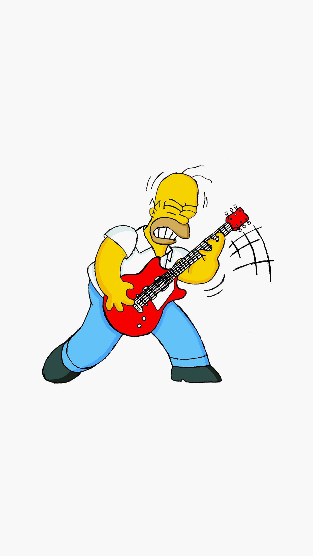 Homer Simpson Music White Illustration Art Android - HD Wallpaper 