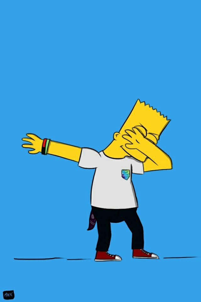 Wallpaper, Simpsons, And Dab Image - Dab Squidward Wallpaper Iphone - HD Wallpaper 