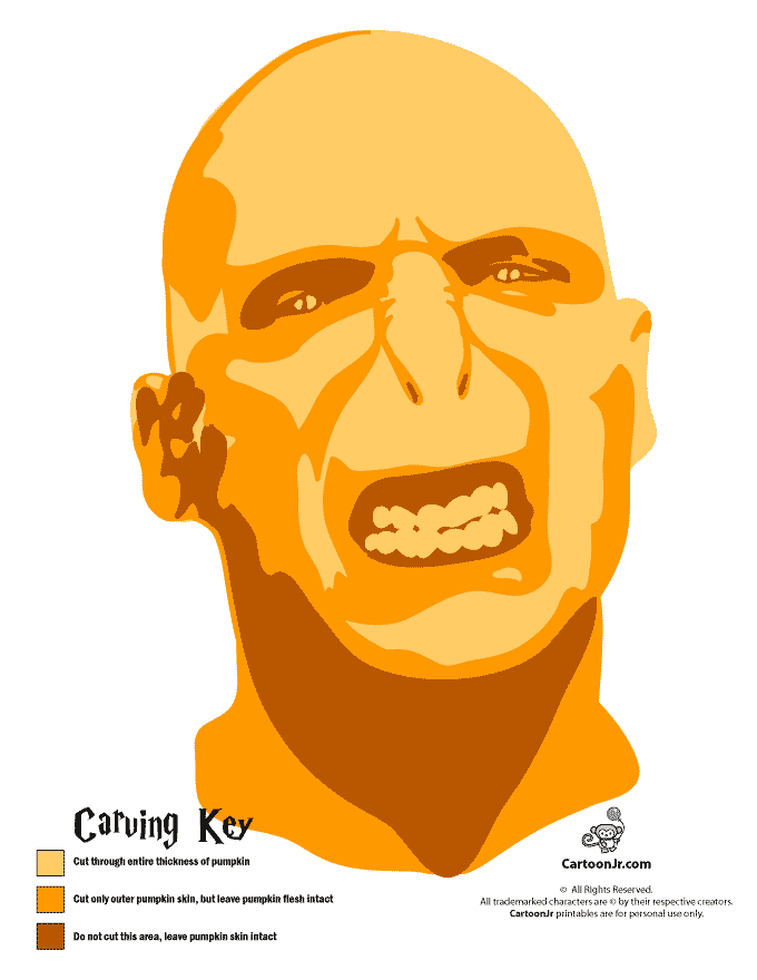 Lord Voldemort Pumpkin Carving - Voldemort Pumpkin Carving - HD Wallpaper 