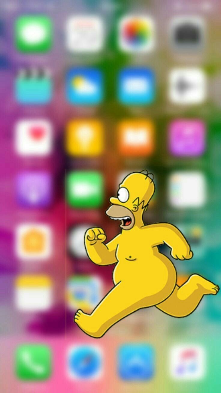 Cute Simpsons Wallpaper For Iphone 7 - HD Wallpaper 