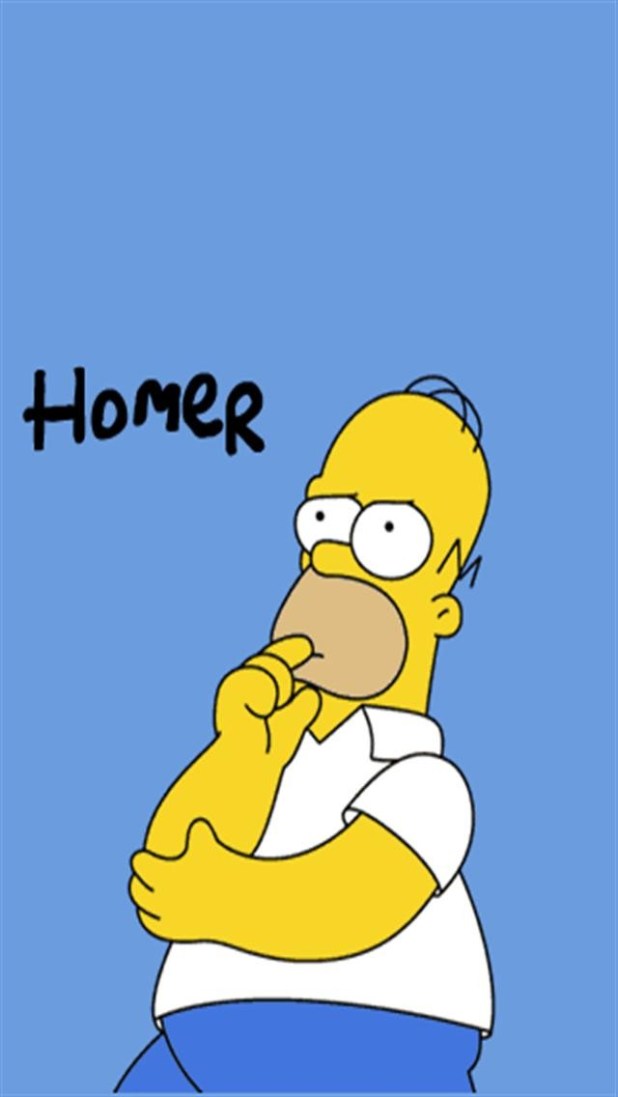 Simpsons Wallpaper Iphone - Simpson Homer Wallpaper Iphone - HD Wallpaper 