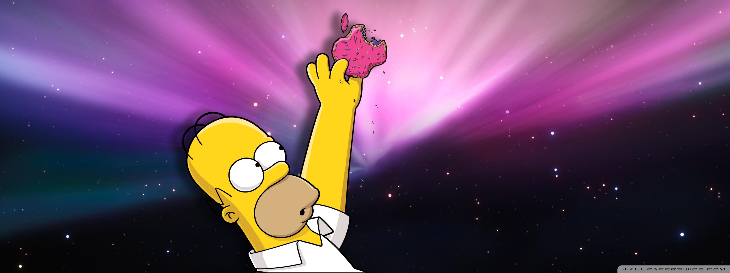 Homer Simpson Holding Donut - HD Wallpaper 