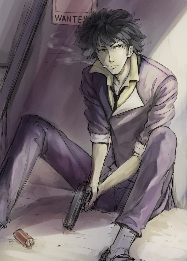 Spike Spiegel Best Drawing - HD Wallpaper 