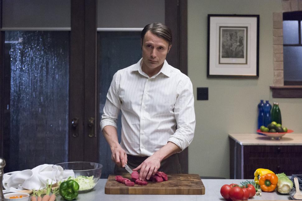 Hannibal, Series Wallpaper,man Hd Wallpaper,series - Hannibal Lecter Mads Mikkelsen Cooking - HD Wallpaper 