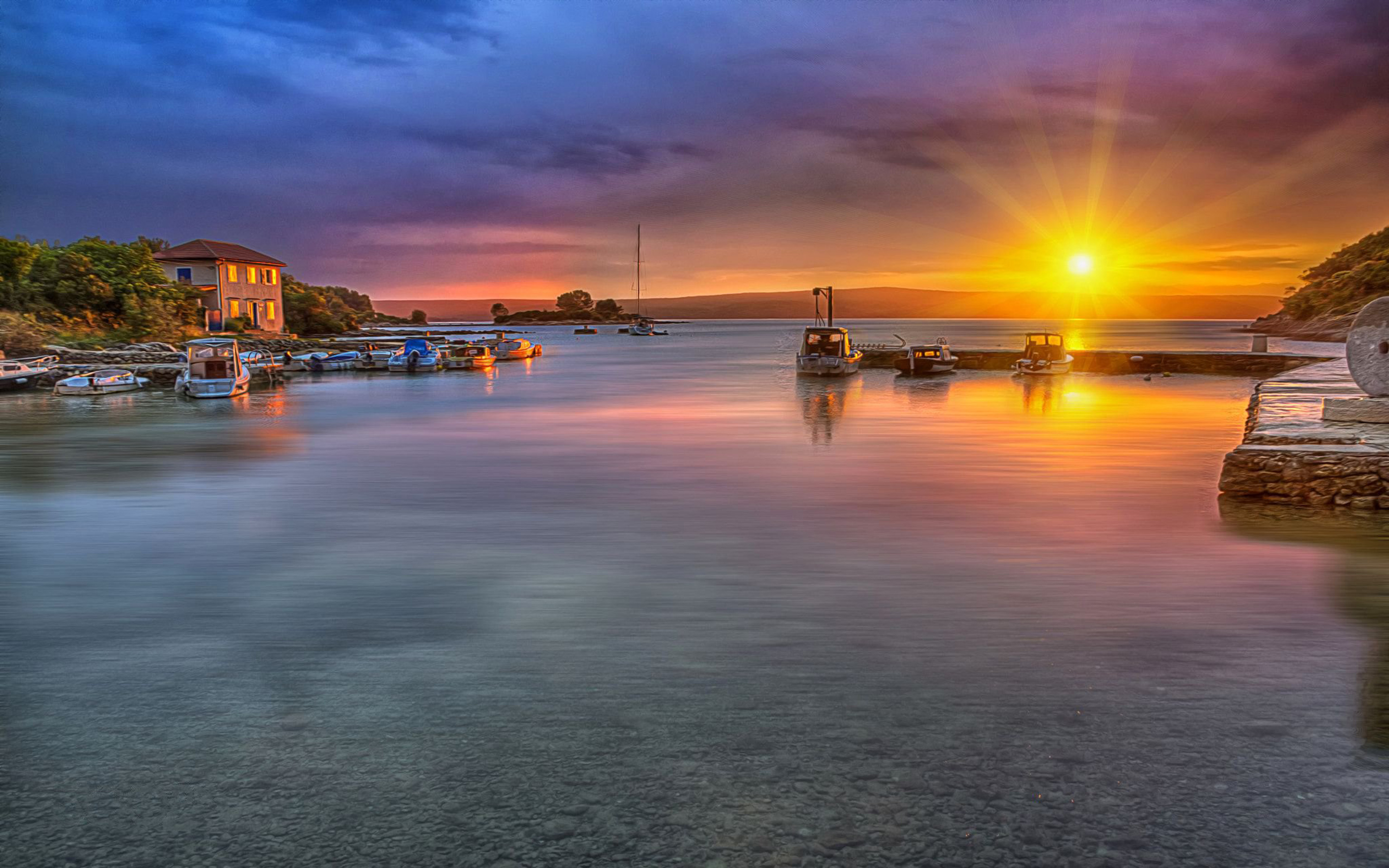 Sunrise Morning - HD Wallpaper 