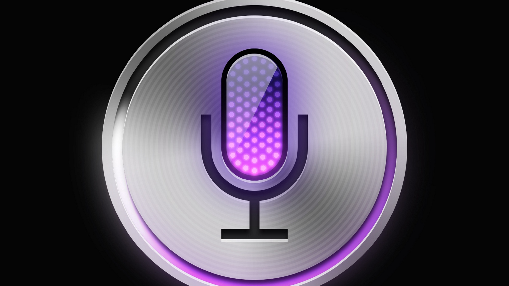 Wallpaper Ios, Siri Icon, Psd - Siri Microphone - HD Wallpaper 