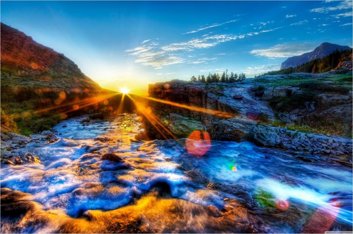 Amazing Rivers - HD Wallpaper 