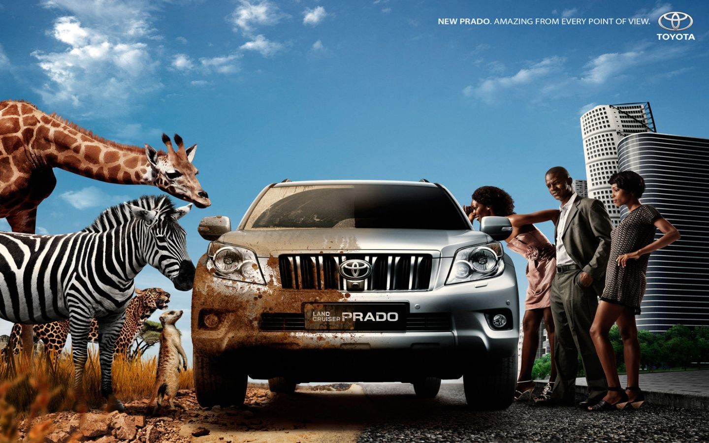 Toyota Prado Wallpaper - Point Of View Advertisements - HD Wallpaper 
