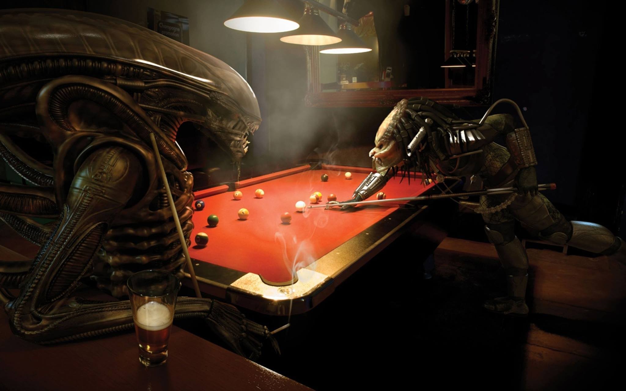 Alien Vs Predator Pool - HD Wallpaper 