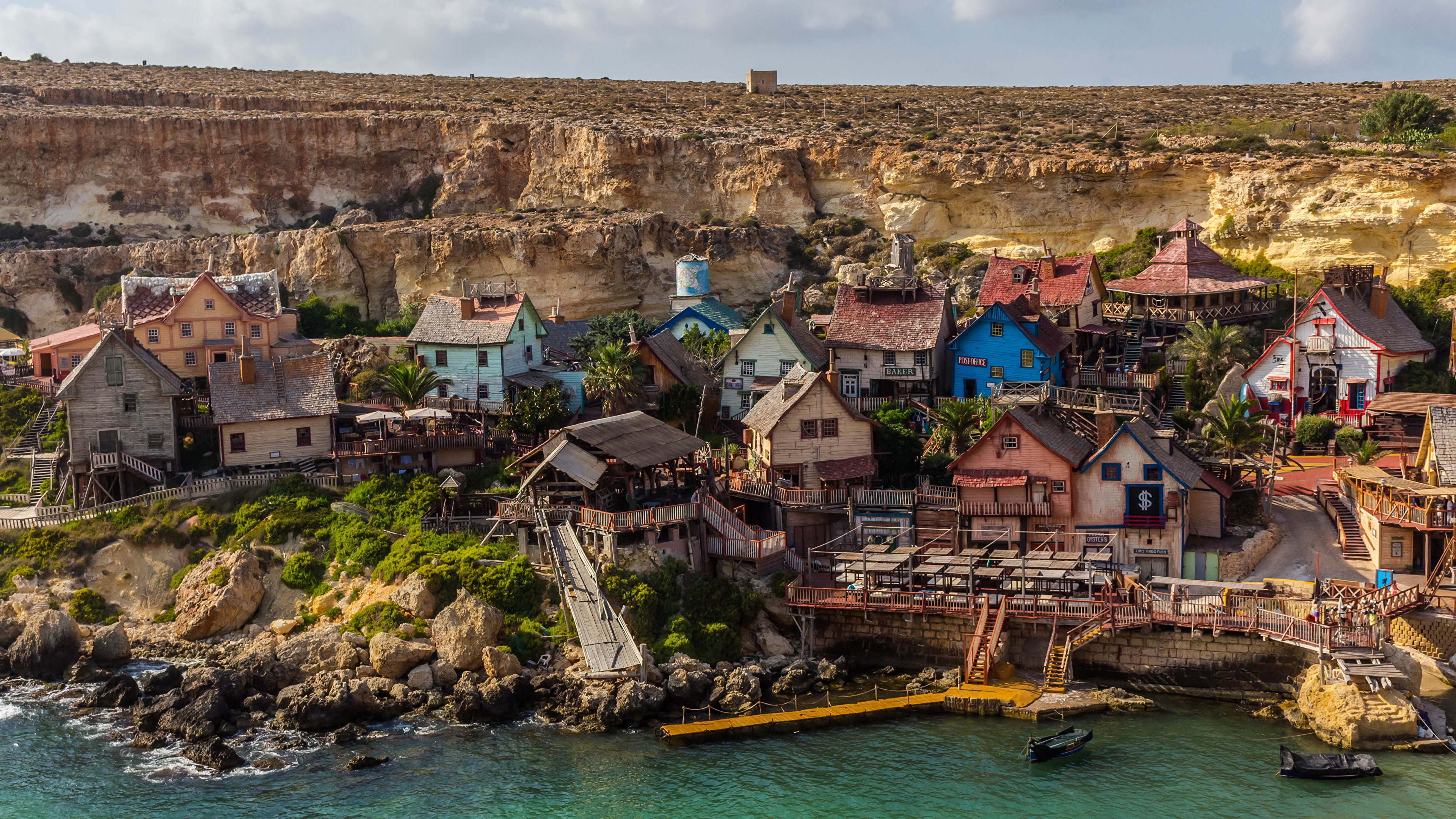 Popeye Village - HD Wallpaper 