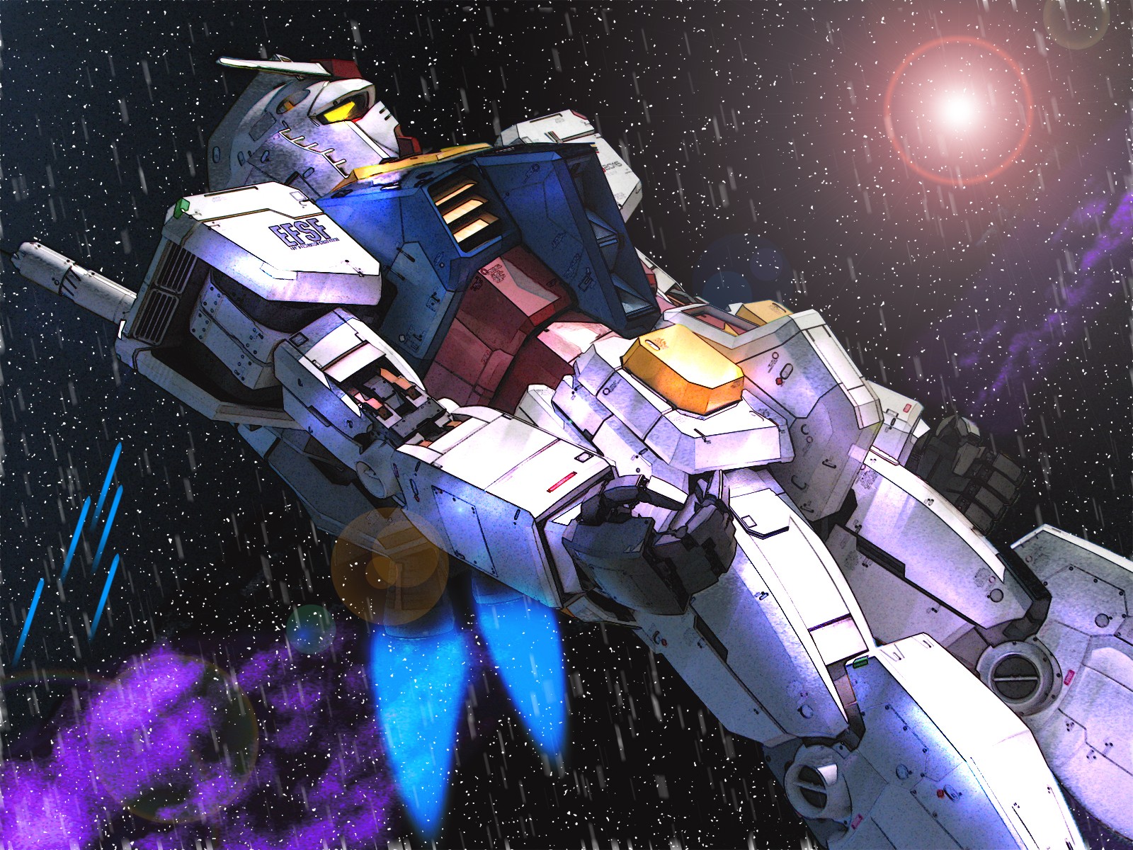 Mobile Suit Gundam Background - HD Wallpaper 