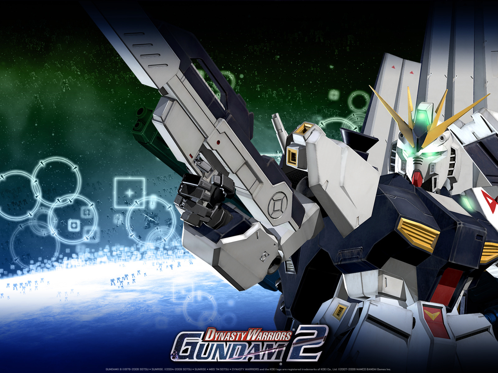 Nu Gundam Wallpaper - Dynasty Warriors Gundam 2 - HD Wallpaper 