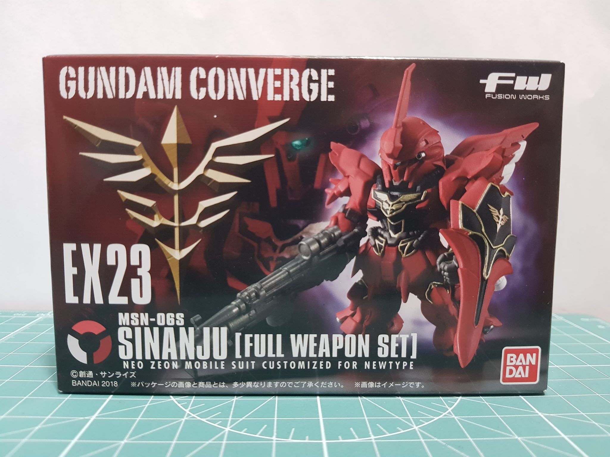 Fw Gundam Converge - Bandai Fw Gundam Converge Ex23 Sinanju Full Weapon - HD Wallpaper 