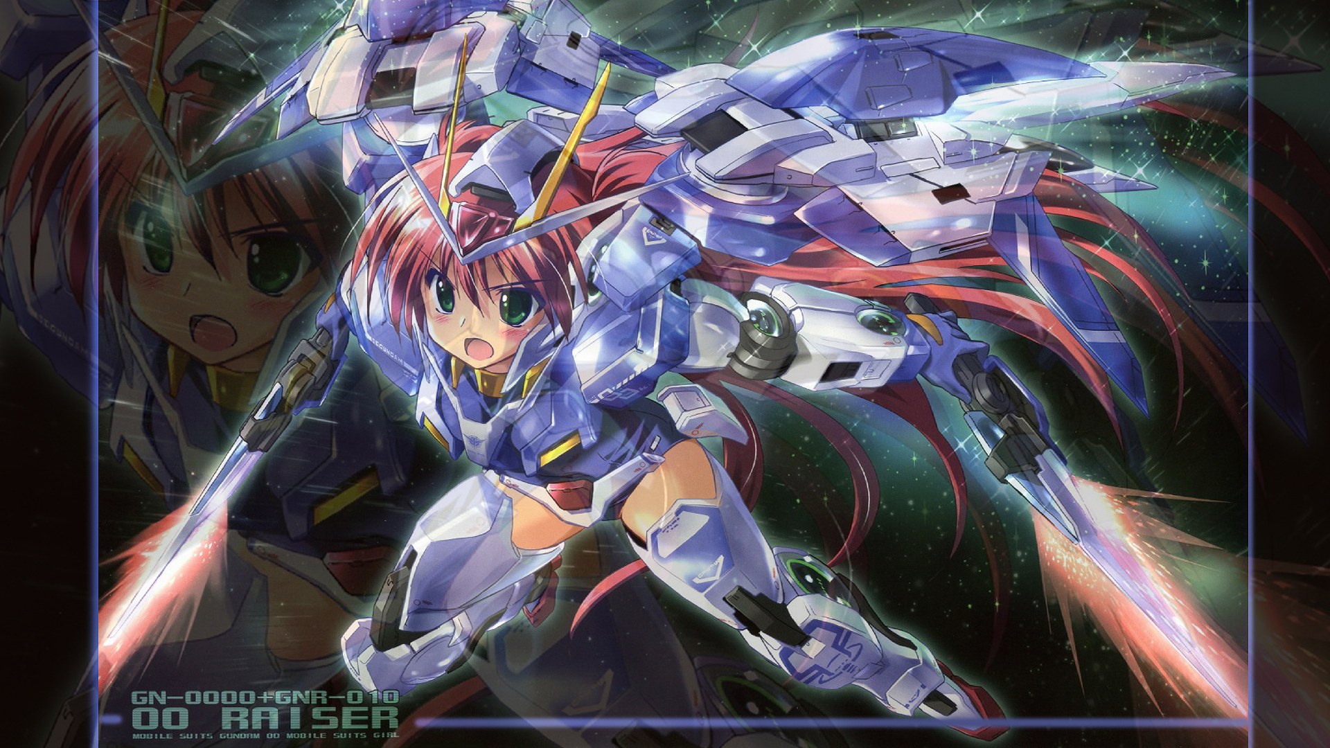 Gundam Girl 00 Gundam - 1920x1080 Wallpaper - teahub.io