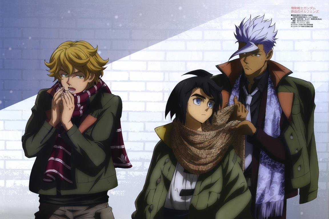 Awesome Mobile Suit Gundam Iron Blooded Orphans Mikazuki And Orga 1152x768 Wallpaper Teahub Io
