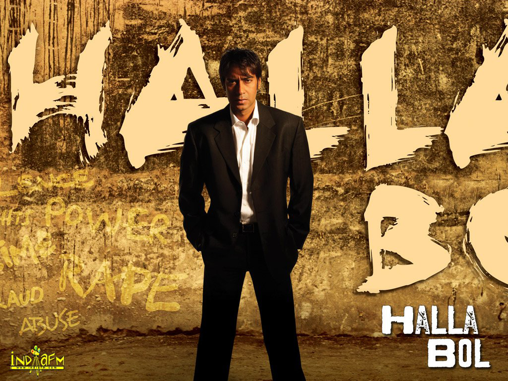 Ajay Devgn - Ajay Devgan Halla Bol - HD Wallpaper 