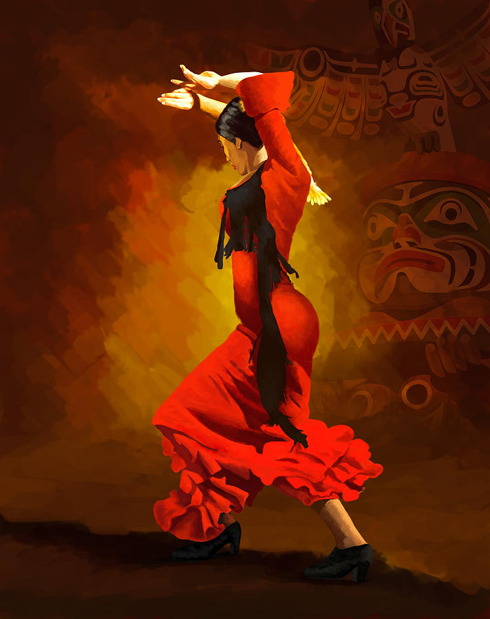 Flamenco Dancer 0013 - HD Wallpaper 
