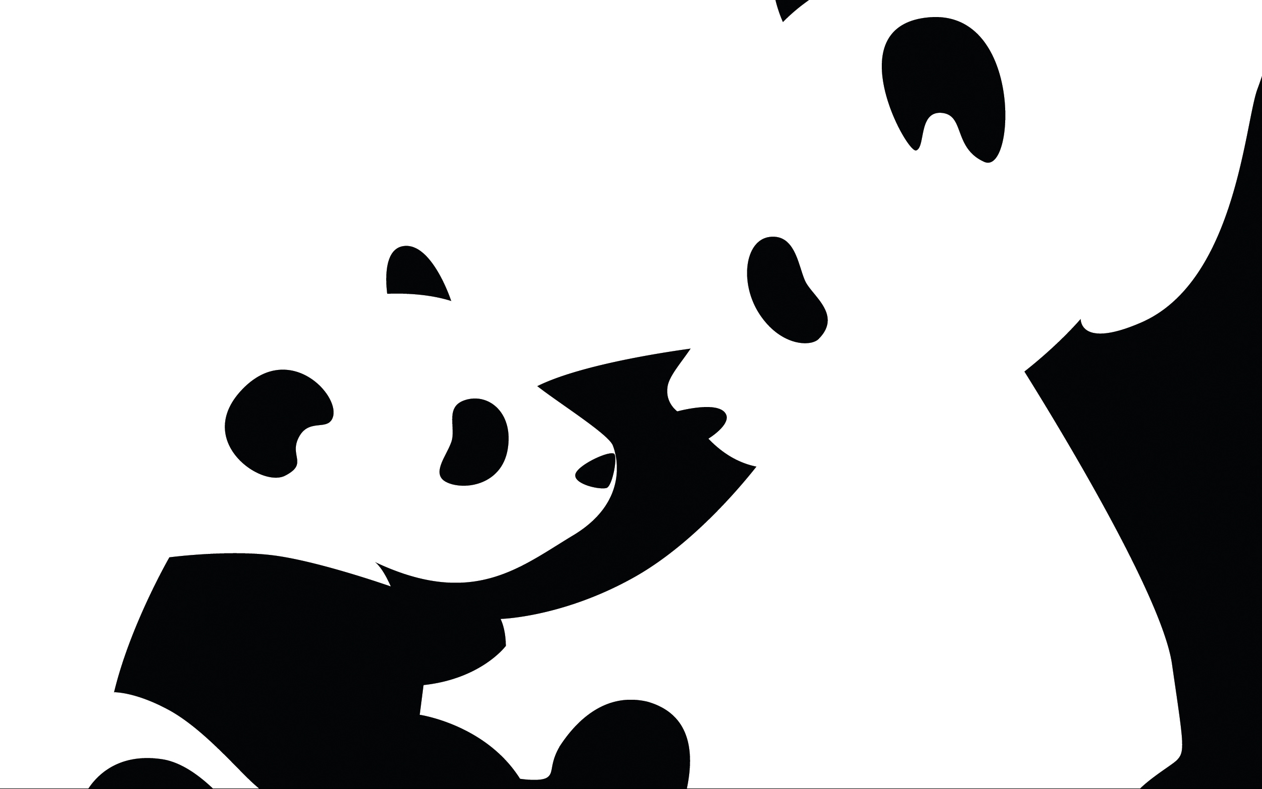 Panda Wallpaper For Computer Cartoons - HD Wallpaper 