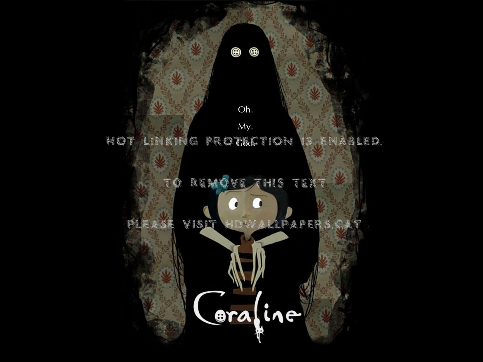Coraline Animated Black Magical Adventure - Coraline Movie - HD Wallpaper 