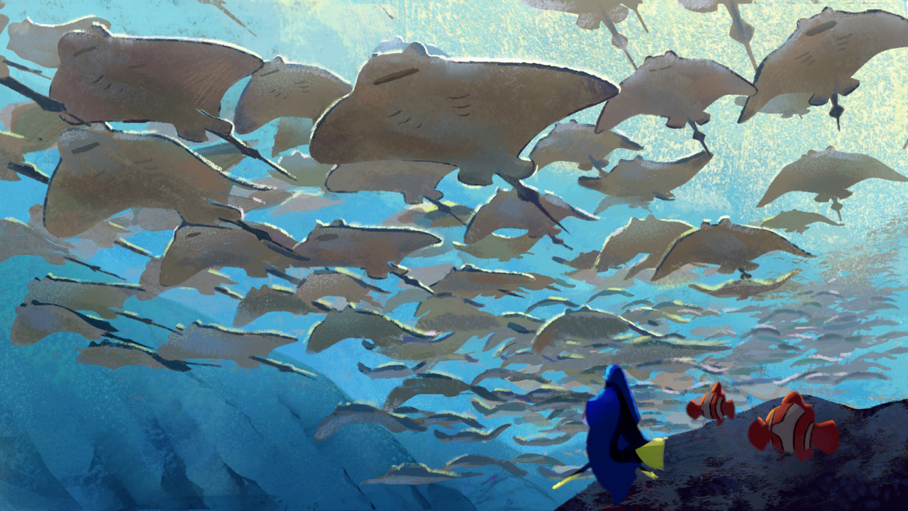 Finding Dory Concept Art - HD Wallpaper 