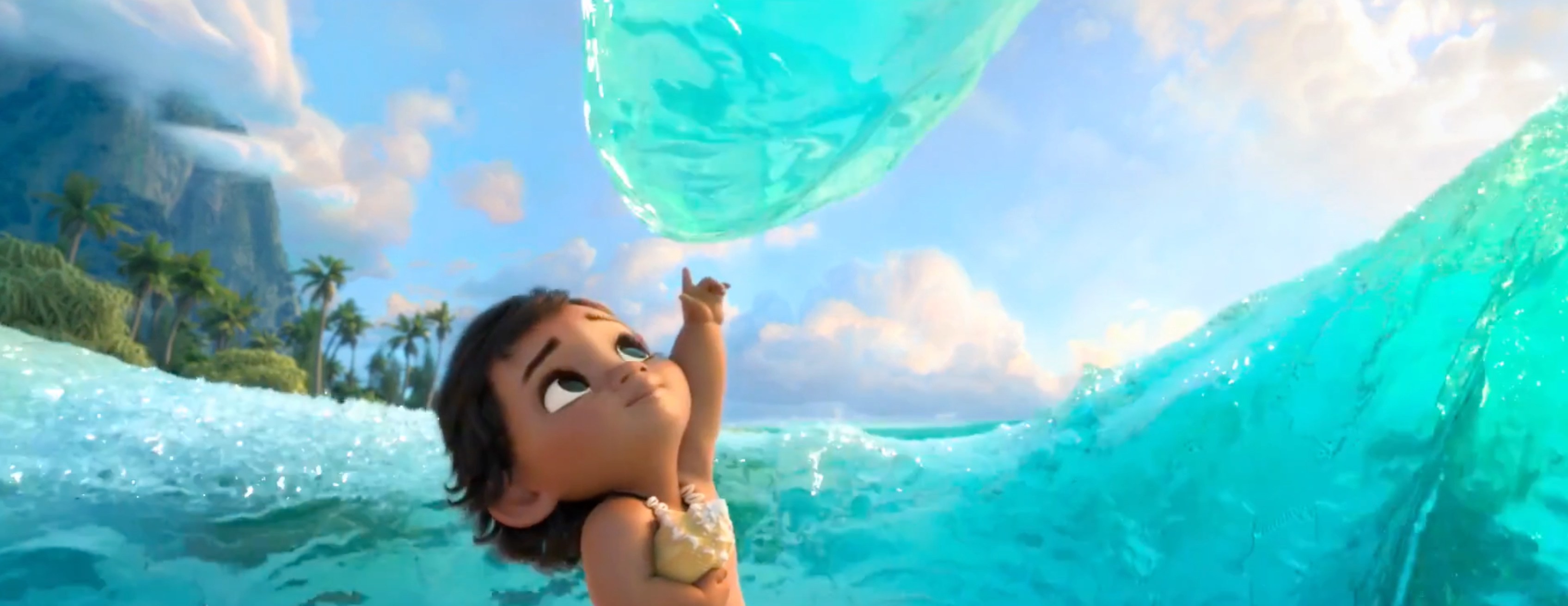 > Moana Wallpapers 
 Data-src /w/full/4/8/7/131270 - Baby Moana In The Ocean - HD Wallpaper 