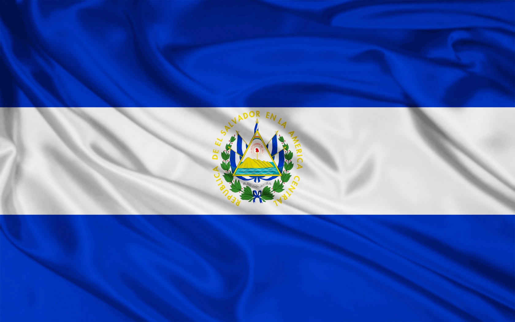 Real El Salvador Flag - HD Wallpaper 